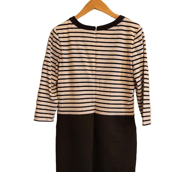 Sandra Darren- Black and white dress- size 10 - Picture 4 of 7